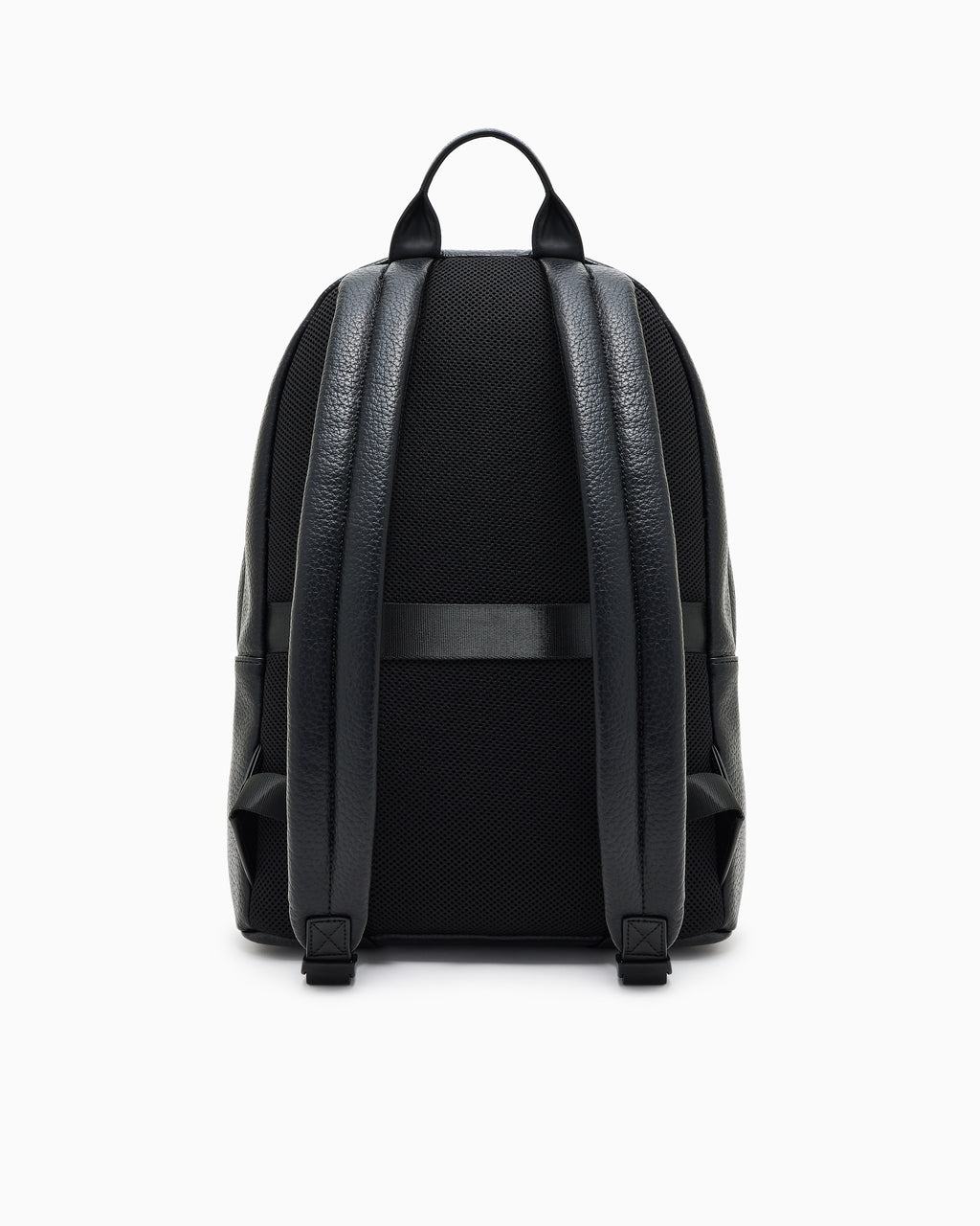 Armani Exchange AX Buckle Leather Backpack