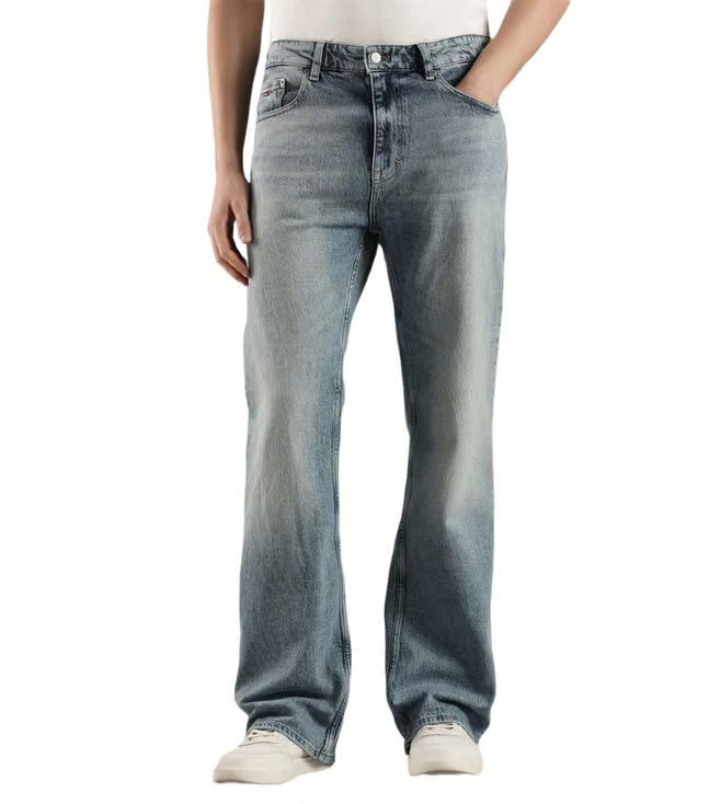 Tommy Hilfiger Light Blue Relaxed Fit Mid Rise Jeans