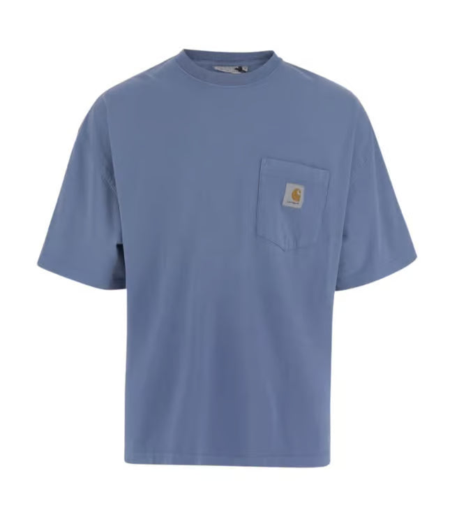 Carhartt WIP Blue Pocket Logo Crewneck T-Shirt