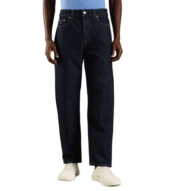Tommy Hilfiger Dark Blue Relaxed Fit Mid Rise Jeans
