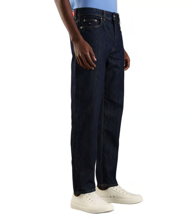 Tommy Hilfiger Dark Blue Relaxed Fit Mid Rise Jeans