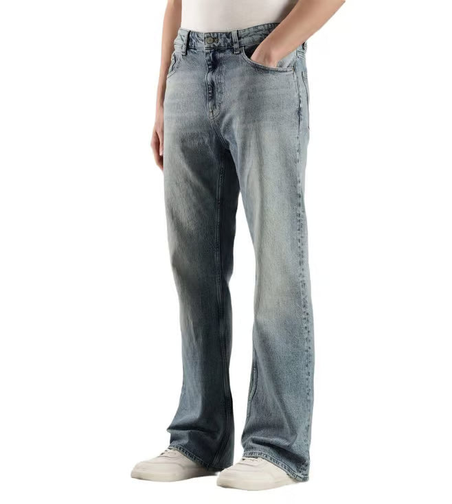 Tommy Hilfiger Light Blue Relaxed Fit Mid Rise Jeans