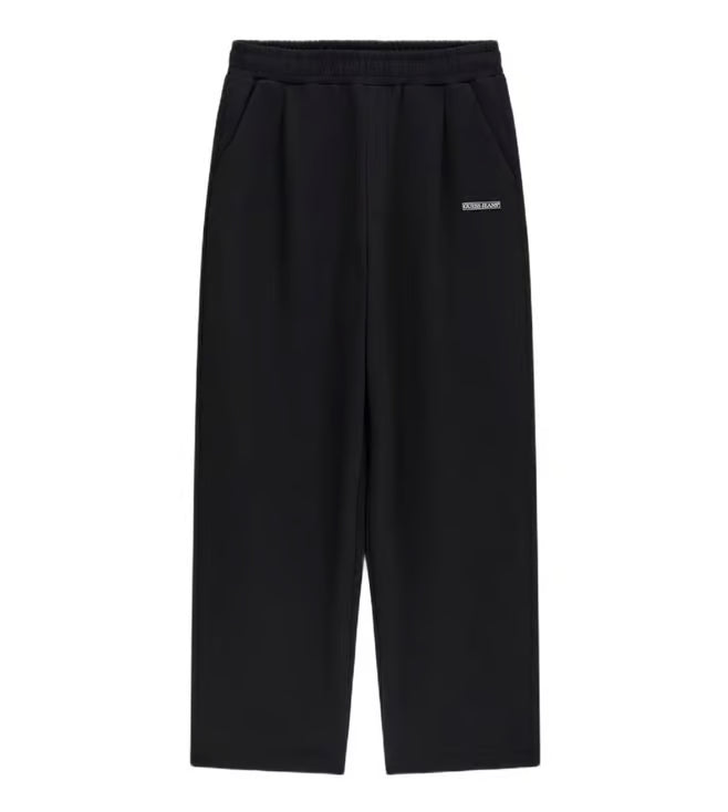 Guess Jeans Black Scuba Mid Rise Relaxed Fit Sweatpant