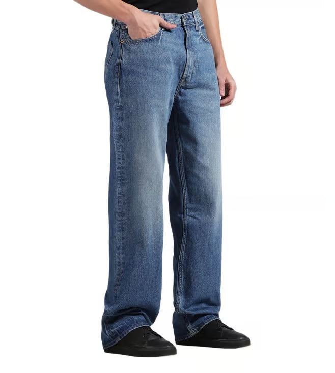 Calvin Klein Jeans Blue Relaxed Fit Mid Rise Jeans