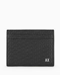 Armani Exchange AX Monogram Embossed Card Holder