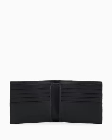 Armani Exchange AX Geometric Monogram Bifold Wallet