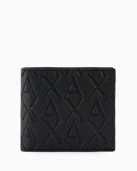 Armani Exchange AX Geometric Monogram Bifold Wallet