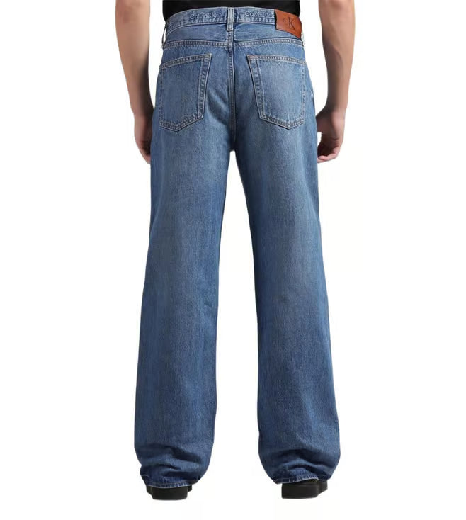 Calvin Klein Jeans Blue Relaxed Fit Mid Rise Jeans