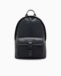 Armani Exchange AX Buckle Leather Backpack