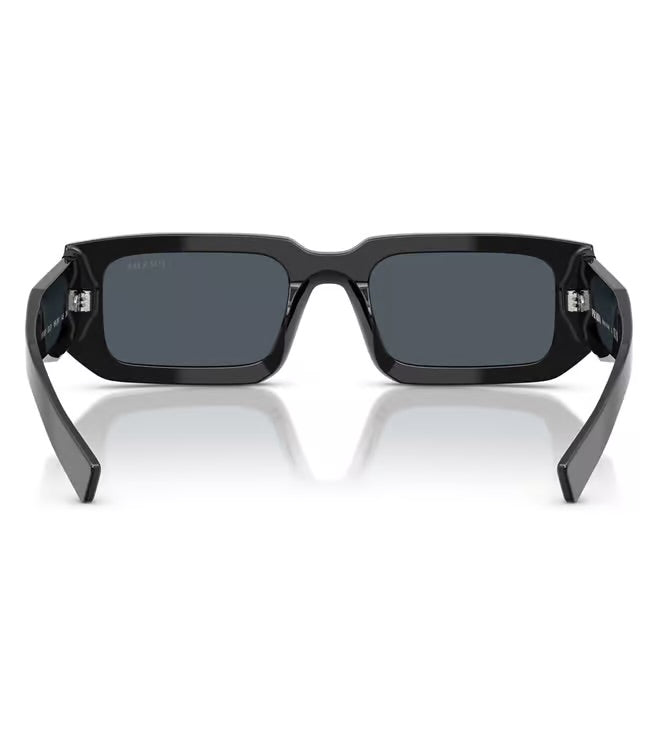Prada CATWALK Grey UV Protected Rectangular Sunglasses for Men
