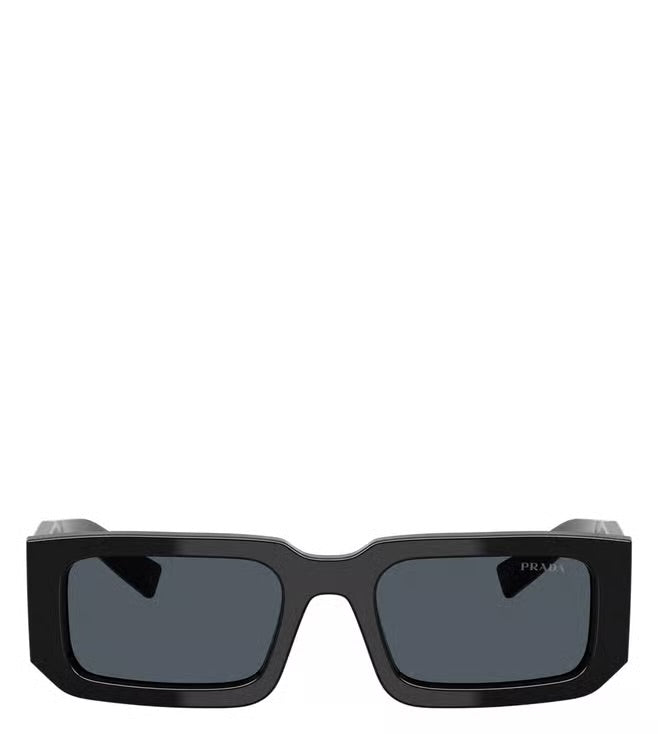 Prada CATWALK Grey UV Protected Rectangular Sunglasses for Men