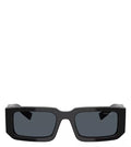 Prada CATWALK Grey UV Protected Rectangular Sunglasses for Men
