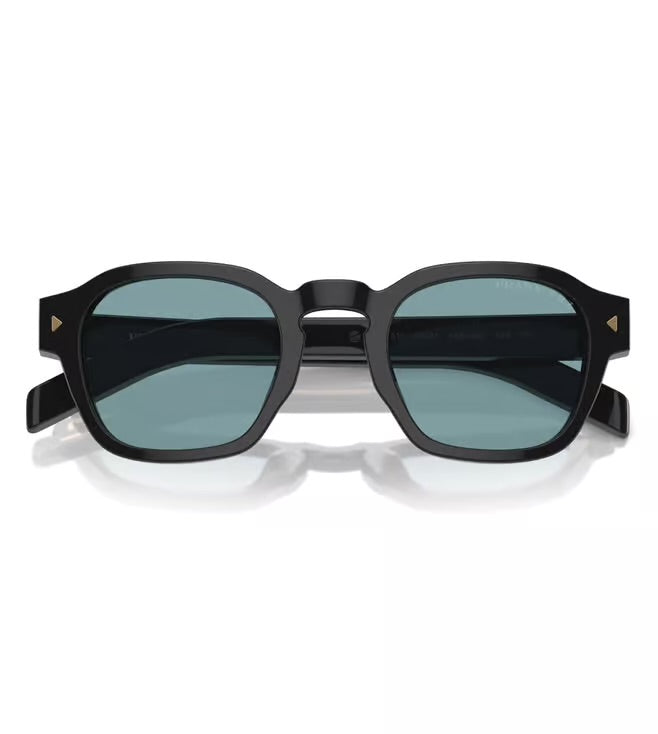 Prada Men Polarized Green Lens Phantos Sunglasses