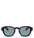 Prada Men Polarized Green Lens Phantos Sunglasses