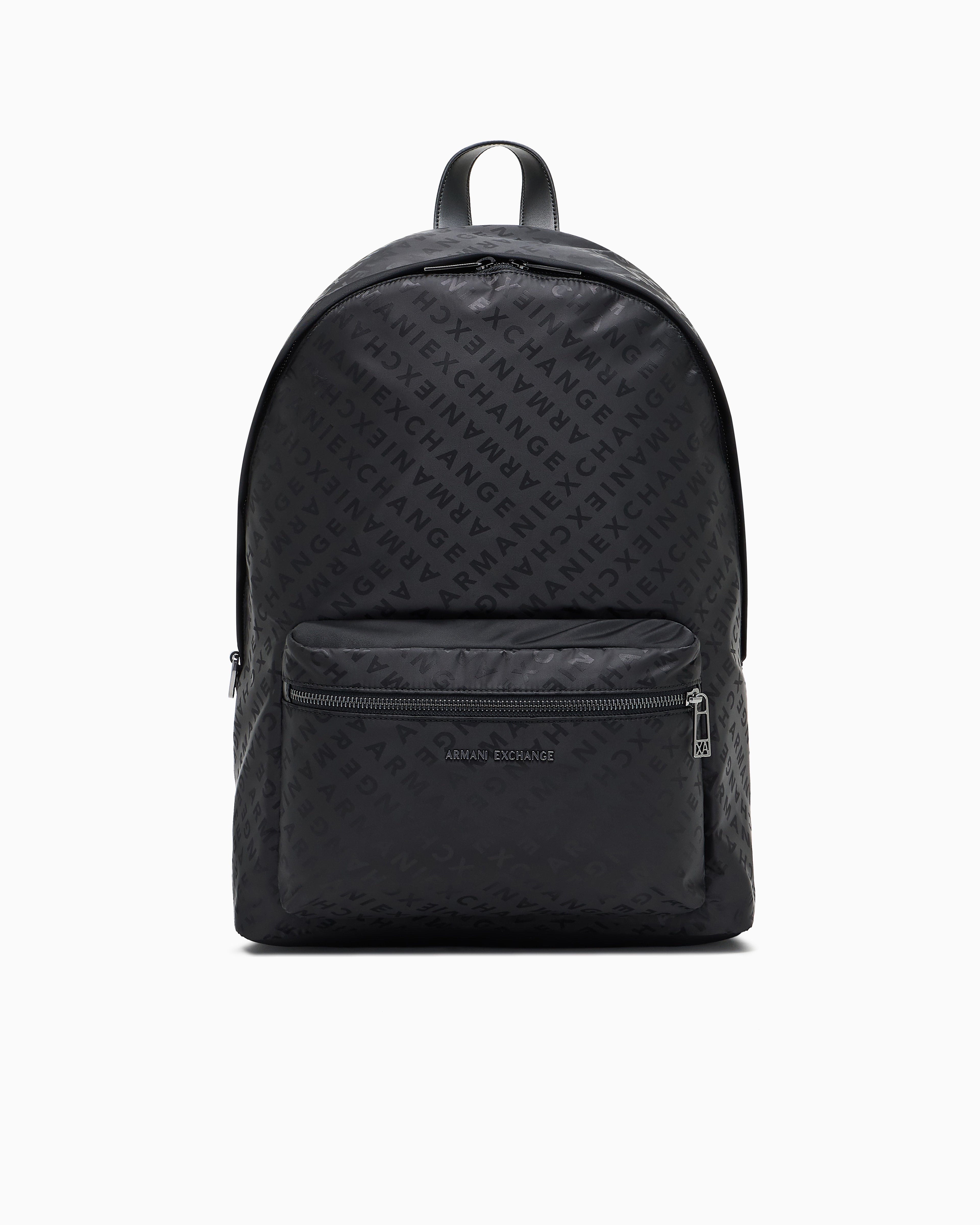 Armani Exchange All-Over Logo Print Backpack