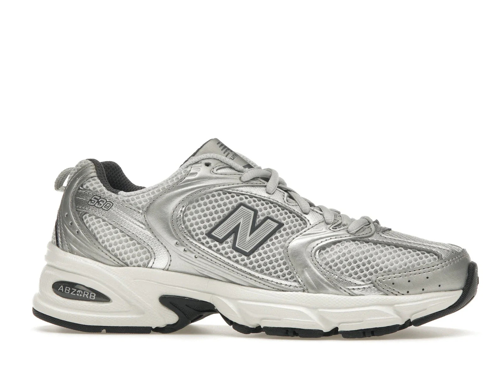 New Balance 530 — Silver/White